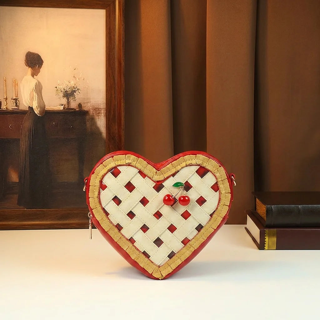 Heart-Shaped Cartoon Bag, Novelty Shoulder Purse - product photo 1