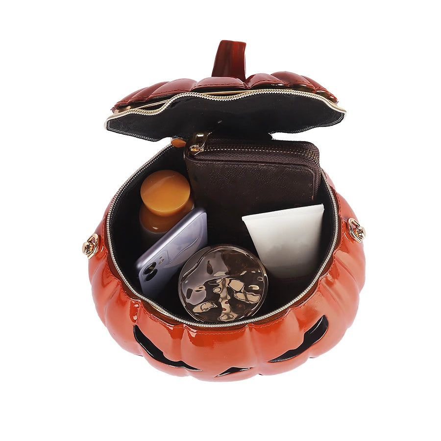 Halloween Print Bag, Gothic Pumpkin Crossbody - product photo 6