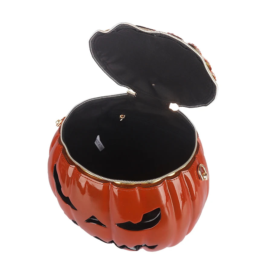 Halloween Print Bag, Gothic Pumpkin Crossbody - product photo 5