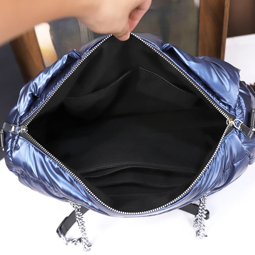Padded Vintage Crossbody Bag, Quilted Shoulder Bag - product photo 5