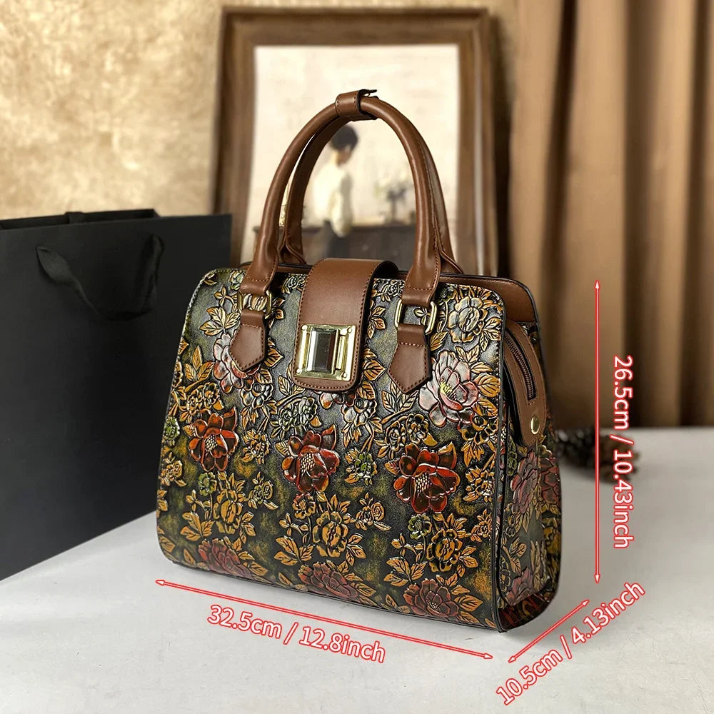 Retro PU Crossbody Bag, Large-Capacity Shoulder Bag - product photo 2