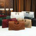 Woven Envelope Clutch & Shoulder Bag - product photo 1