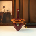 Pinecone-Shaped Mini Bag, Geometric PU Handbag - product photo 1