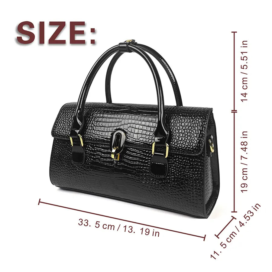 Retro Latch Tote Bag, Large-Capacity Pillow Bag - product photo 3