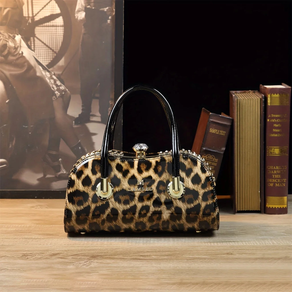 Rhinestone Top-Handle Shoulder Bag, Work-to-Evening Bag - product photo 4