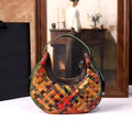 Half-Moon Genuine Leather Crossbody Bag - product photo 1