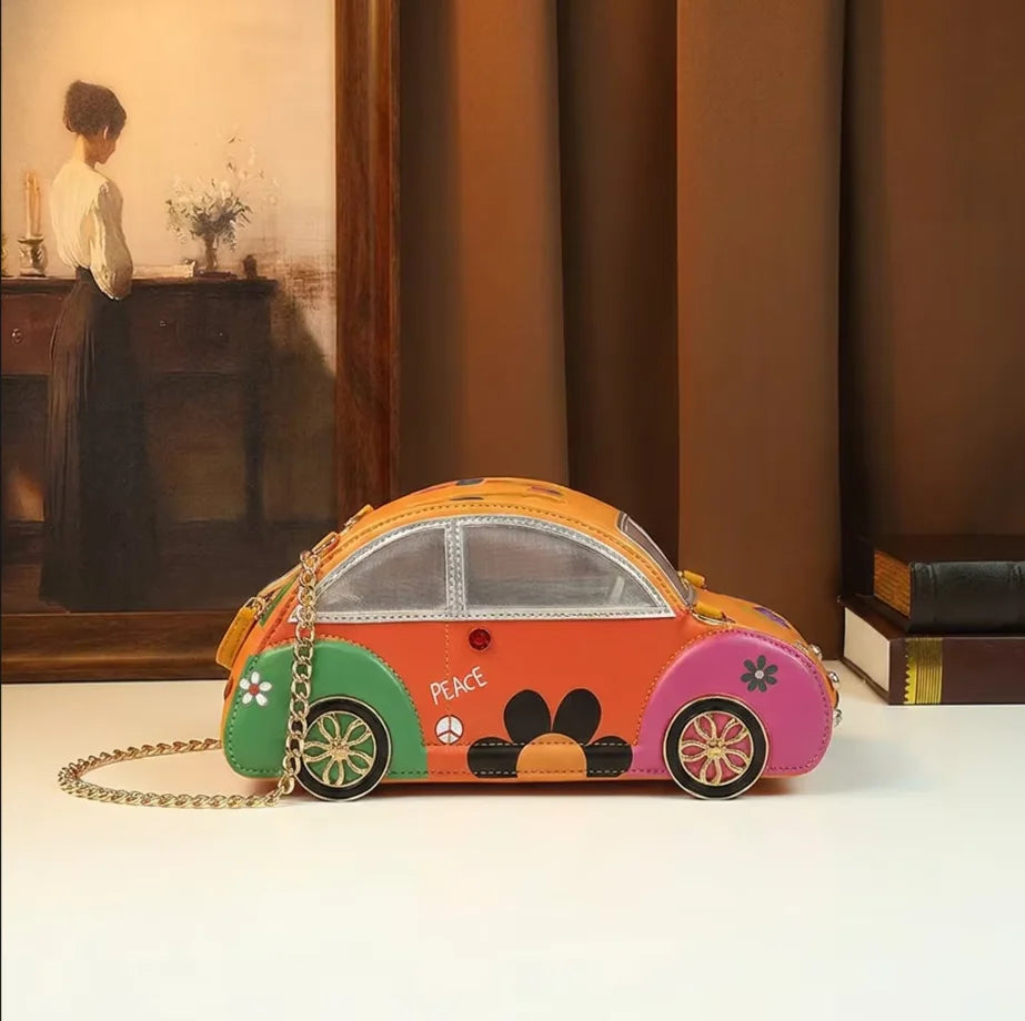 Car-Shaped Purse, Novelty Party Clutch - product photo 1