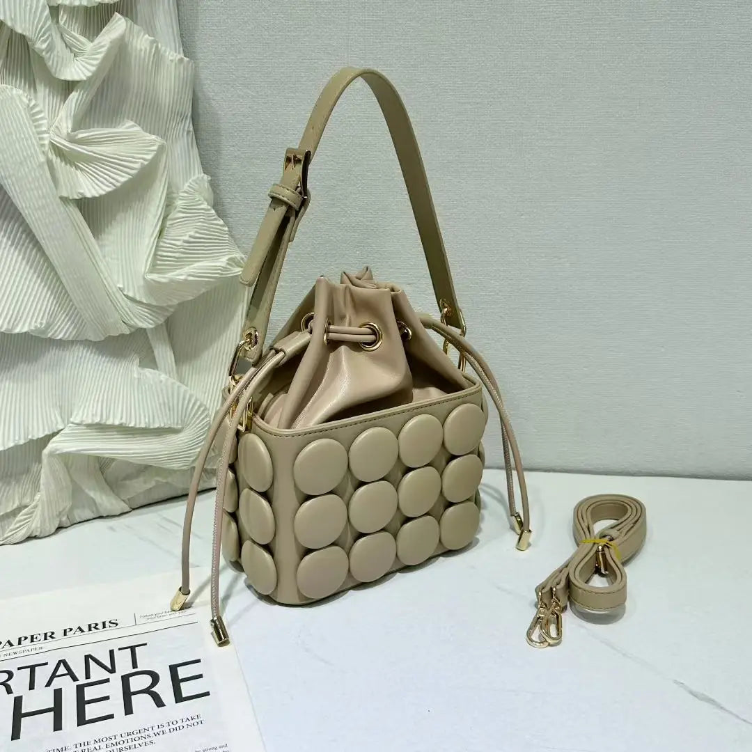 Solid Colour Small Tote, Vintage PU Shoulder Bag - product photo 1
