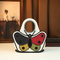 Butterfly-Shaped Bag, Animal-Print Top-Handle Handbag - product photo 1