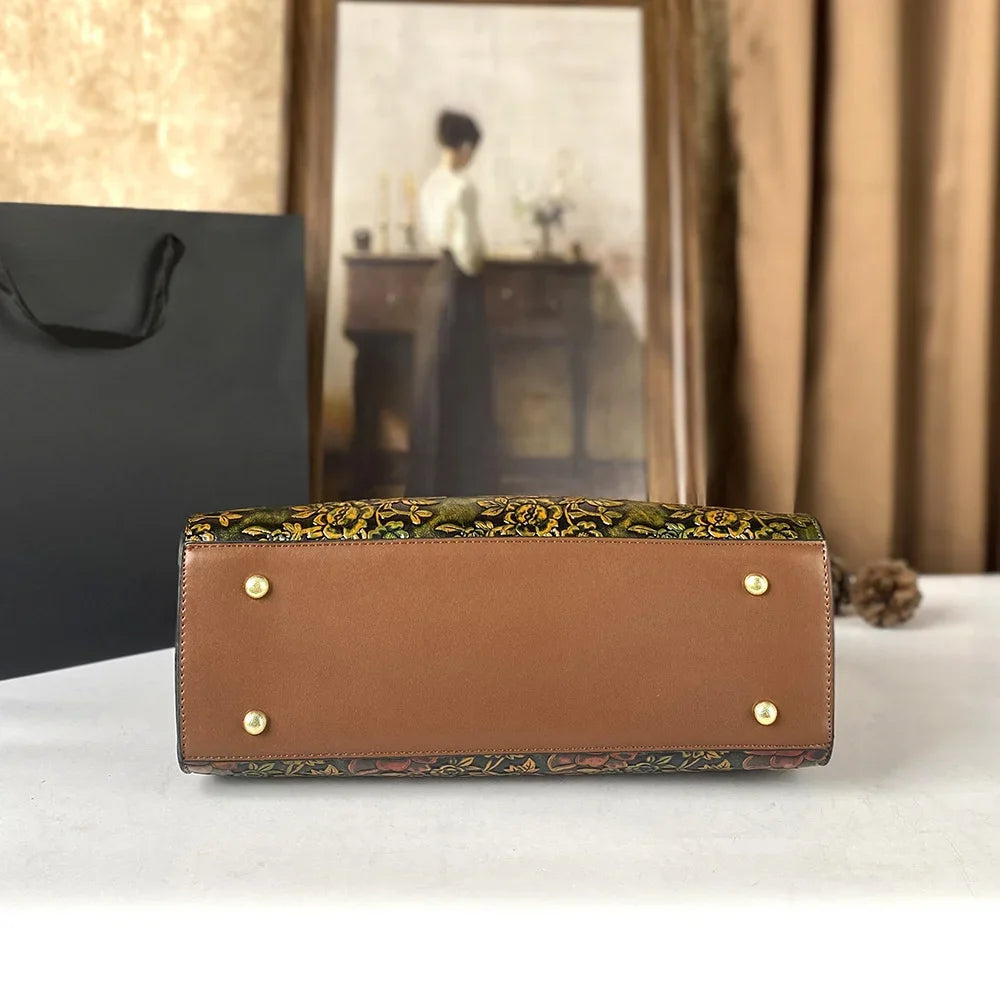Retro Large-Capacity PU Handbag, Shoulder Bag - product photo 5