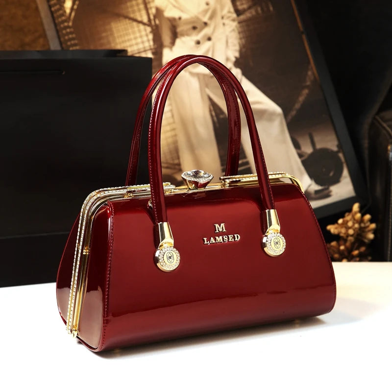 Rhinestone Pillow Tote, Retro Shoulder Bag - product photo 1