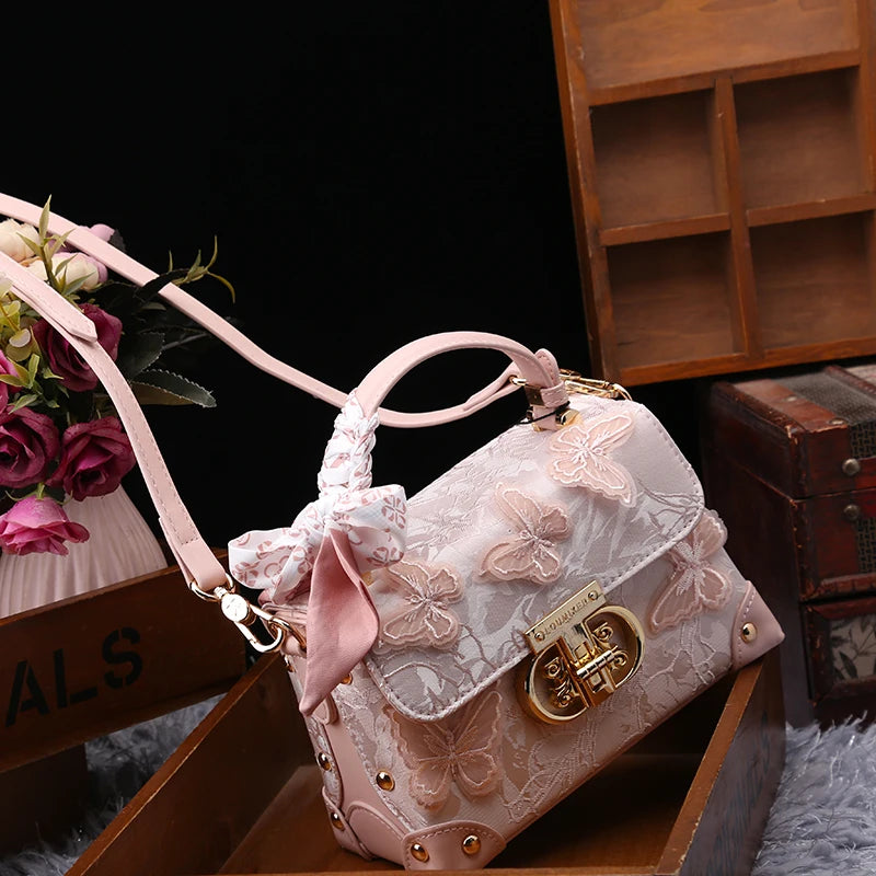 Mini Chain-Trim Crossbody Bag, Water-Repellent PU - product photo 5