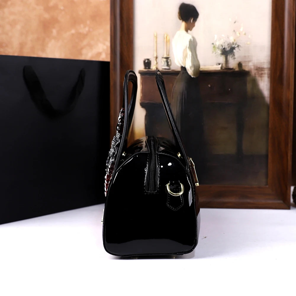 Diamond-Embellished Dumpling Bag, Sparkle Crossbody - product photo 3