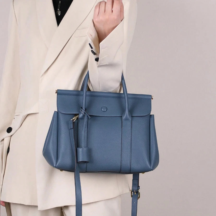 Boston-Shape PU Briefcase, Office Shoulder Bag - product photo 4