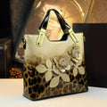 Gradient Floral Tote Bag, Large-Capacity Shoulder Bag - product photo 1