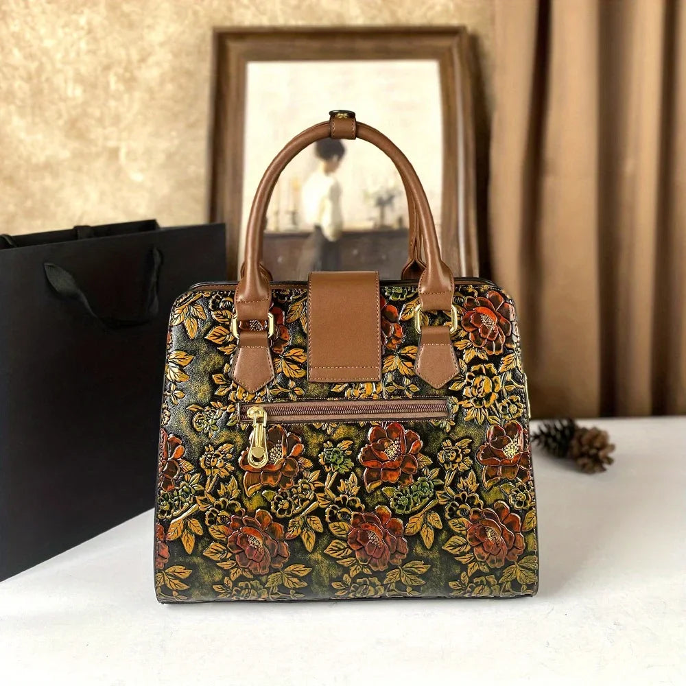 Retro PU Crossbody Bag, Large-Capacity Shoulder Bag - product photo 3