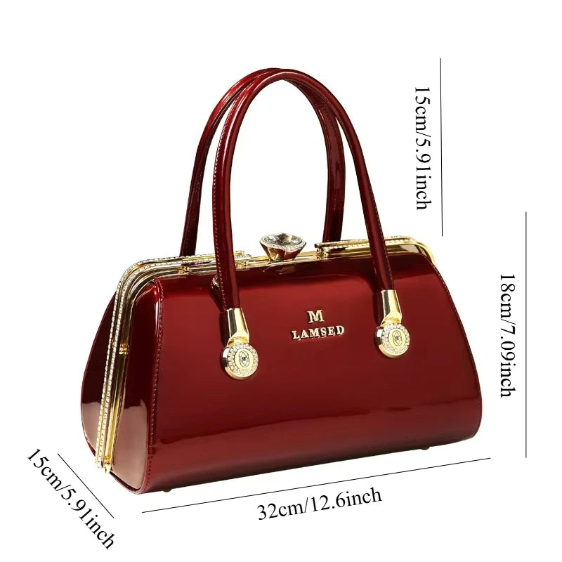 Retro Designer-Style Messenger Bag, Large PU Shoulder Bag - product photo 3