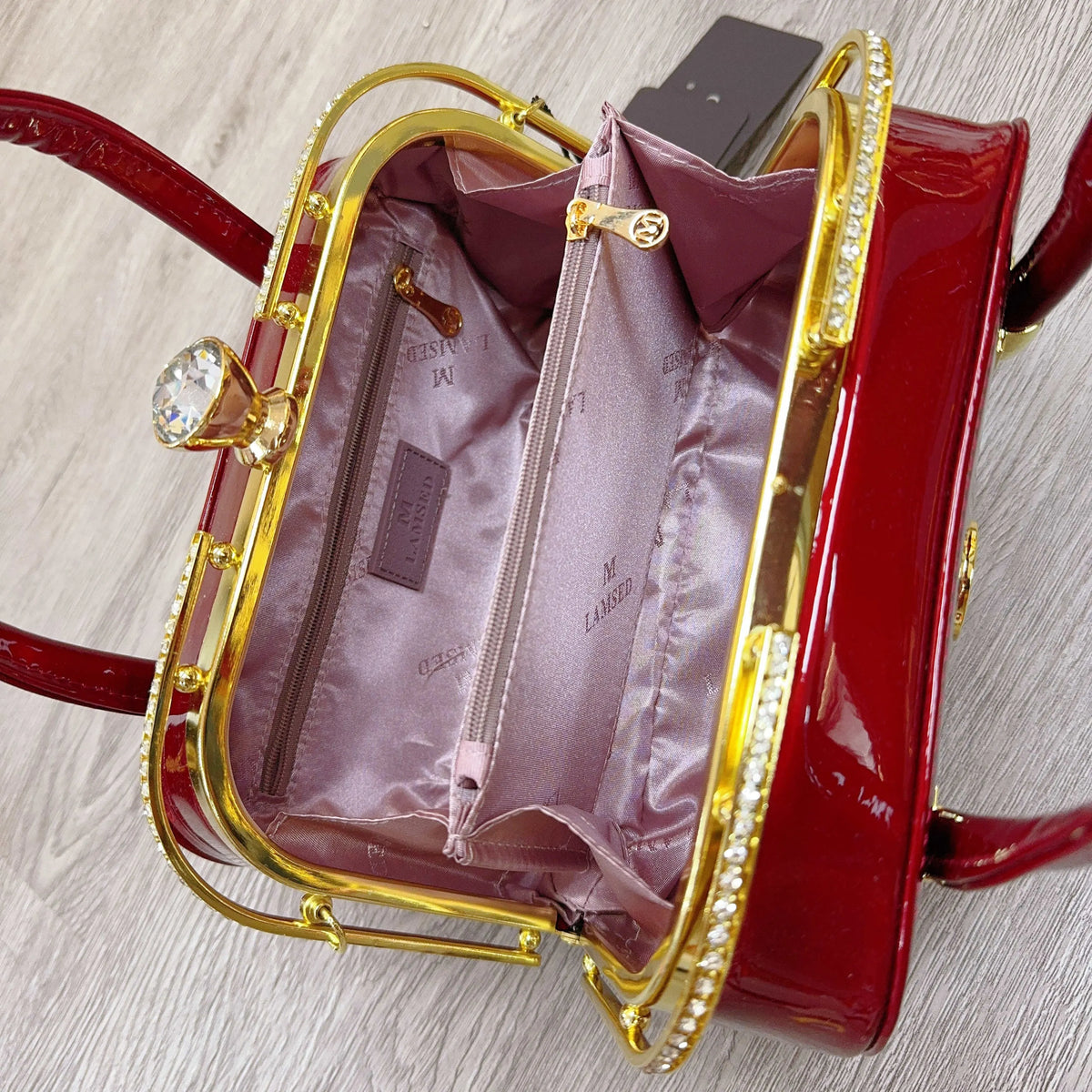 Vintage Boston Shoulder Bag with Detachable Strap - product photo 3