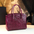 Croc-Pattern Business Shoulder Bag, Large Crossbody - product photo 1