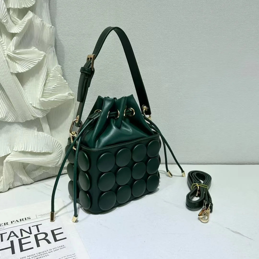 Solid Colour Small Tote, Vintage PU Shoulder Bag - product photo 3