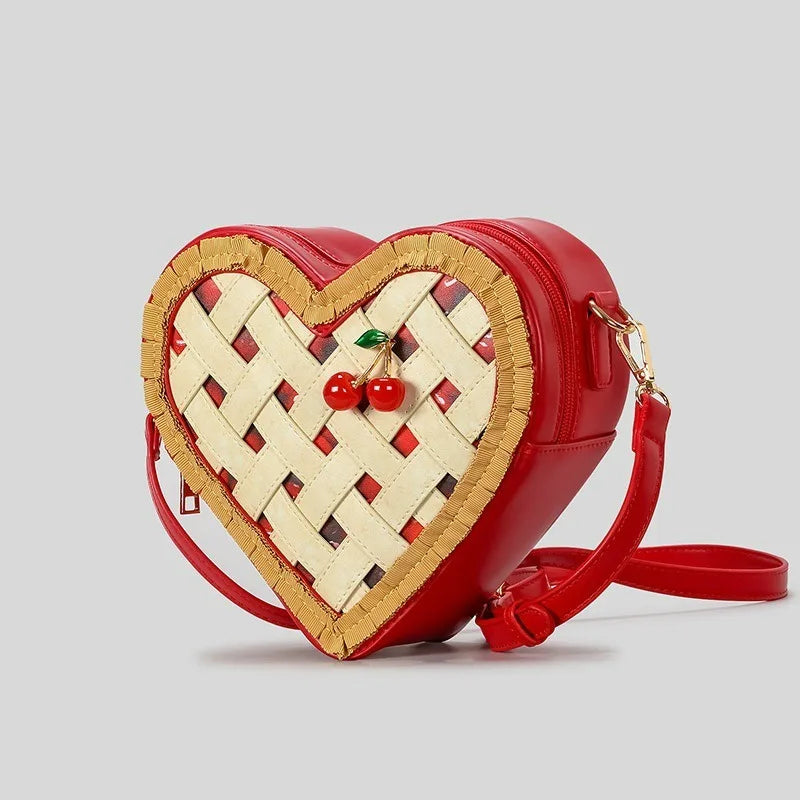 Heart-Shaped Cartoon Bag, Novelty Shoulder Purse - product photo 2