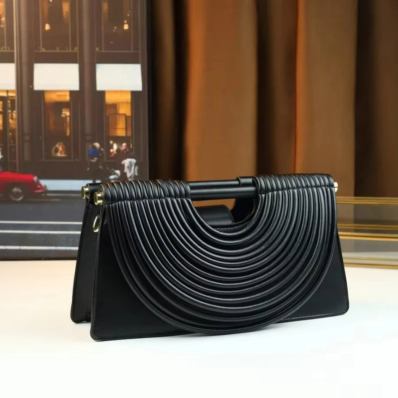 Woven Envelope Clutch & Shoulder Bag - product photo 6