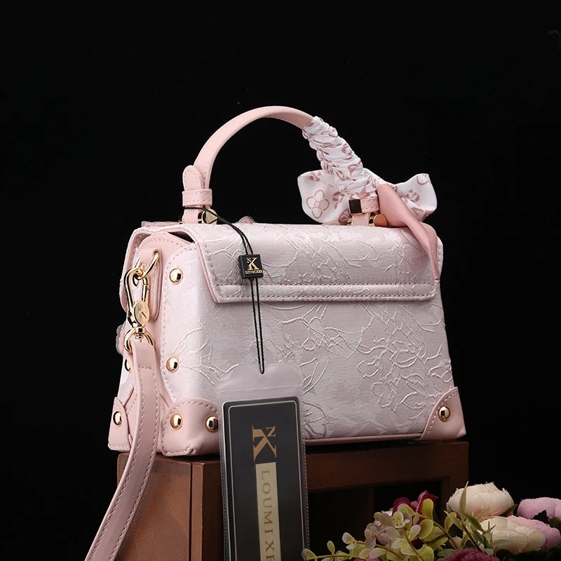 Mini Chain-Trim Crossbody Bag, Water-Repellent PU - product photo 3