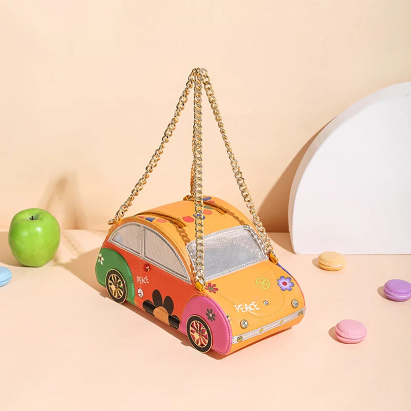 Car-Shaped Purse, Novelty Party Clutch - product photo 3