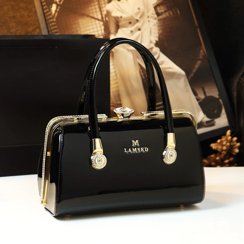 Rhinestone Pillow Tote, Retro Shoulder Bag - product photo 5