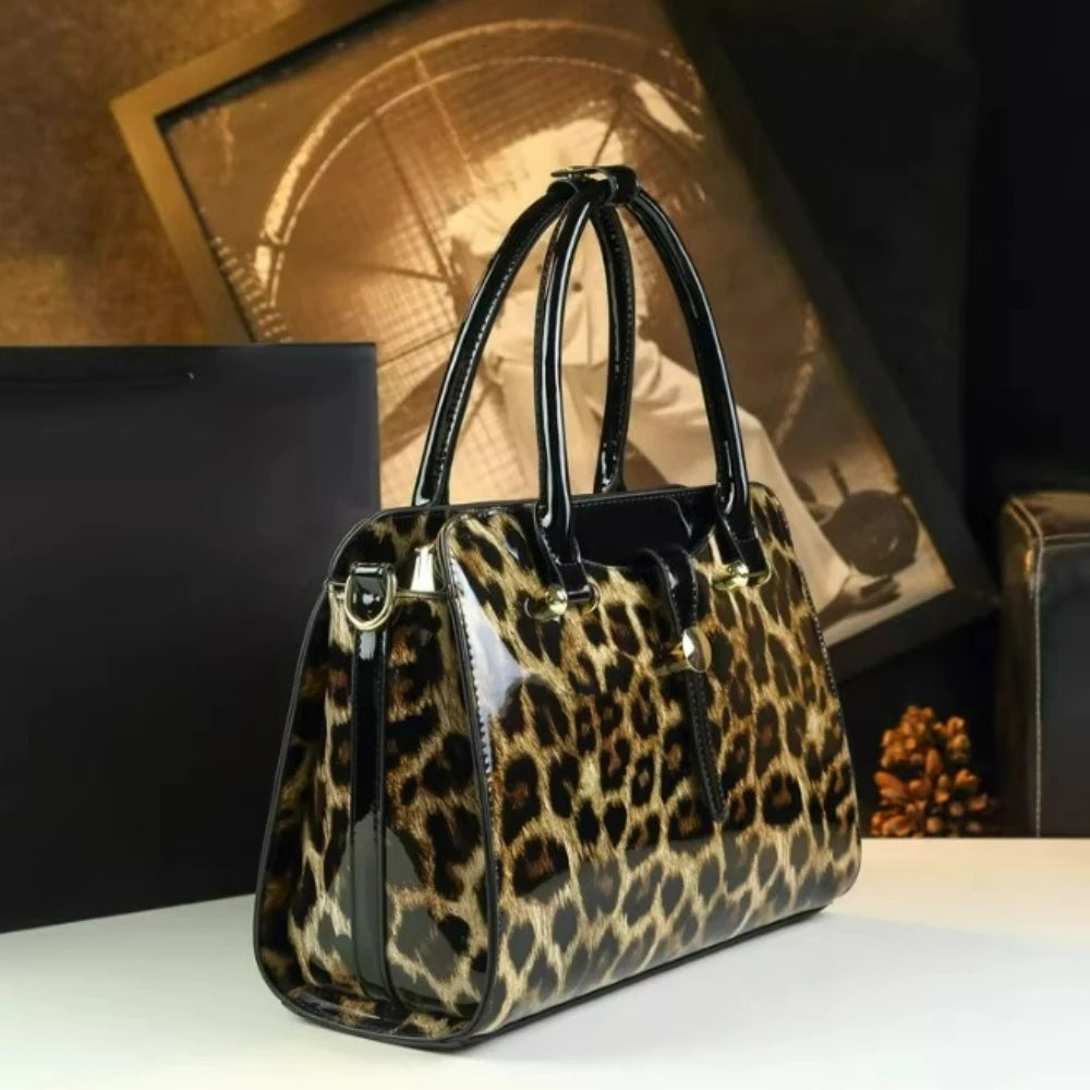 Leopard-Print Tote Bag, Large-Capacity Shoulder Bag - product photo 5