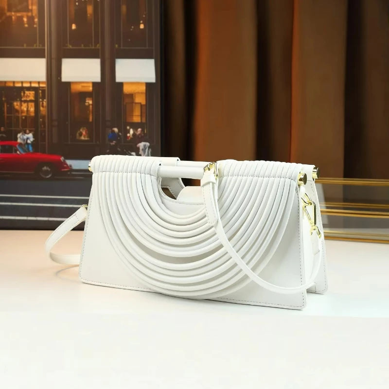 Woven Envelope Clutch & Shoulder Bag - product photo 4