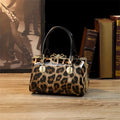 Leopard Pillow Satchel, Small PU Party Bag - product photo 1