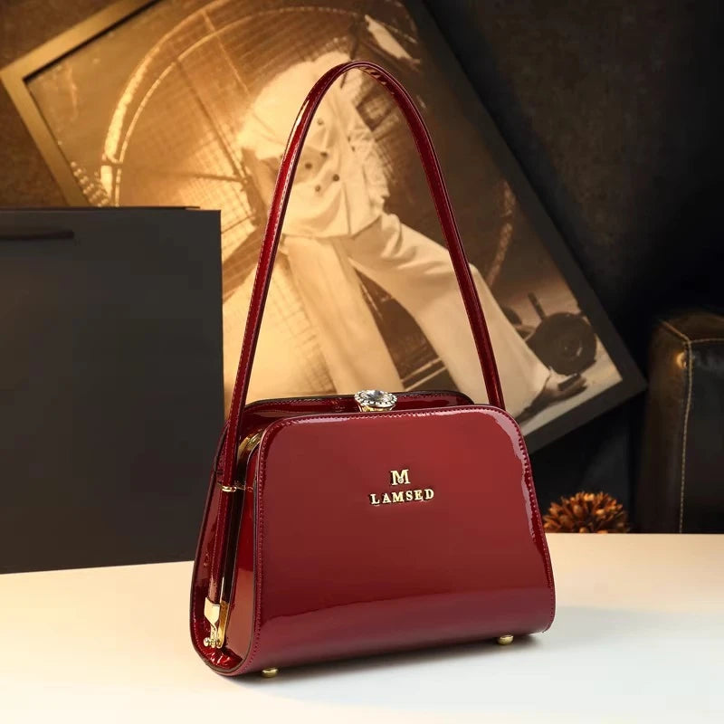 Rhinestone Underarm Bag, Slouchy Shoulder Bag - product photo 1