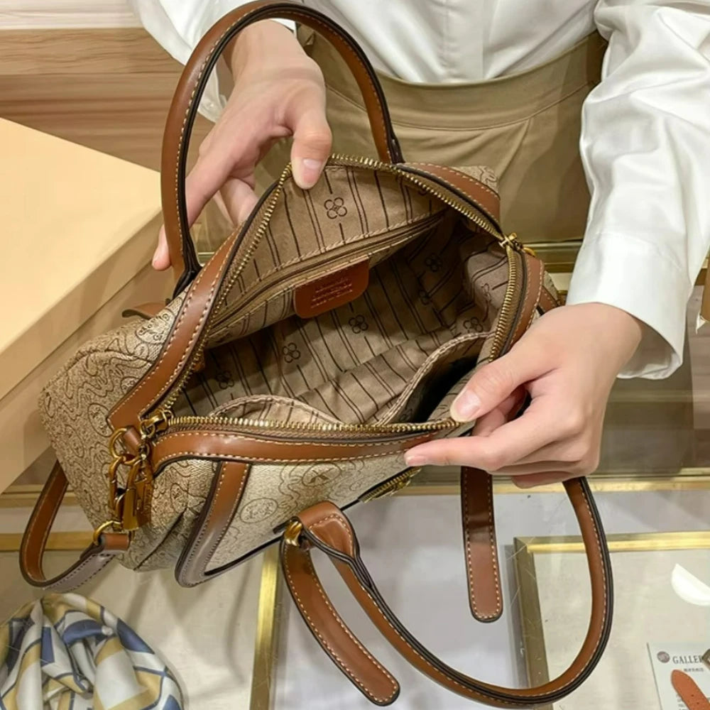 Large PVC Bucket Bag, Water-Resistant Crossbody Tote - product photo 4