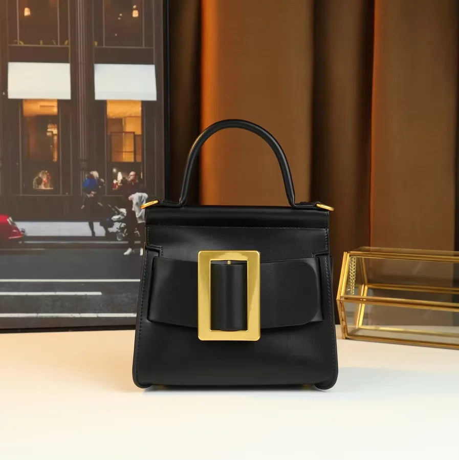Korean-Style Square Bag with Belt Buckle - product photo 1
