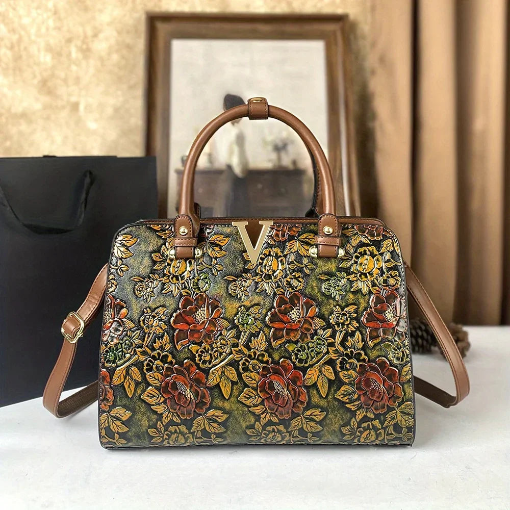 Retro Large-Capacity PU Handbag, Shoulder Bag - product photo 1