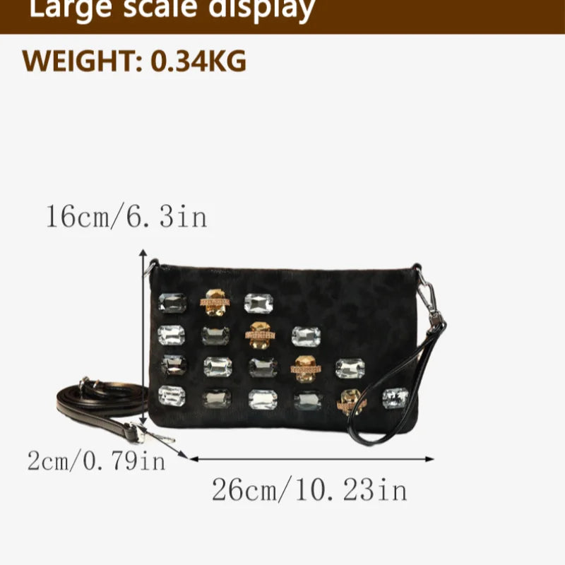 Iridescent Hobo Bag, Multi-Way PU Tote with Gold Hardware - product photo 6