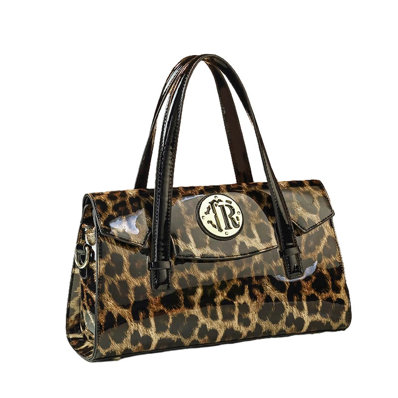 Animal-Print Pillow Bag, Leopard Shoulder Handbag - product photo 6