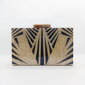 Zebra-Pattern Chain Bag, Acrylic Trapeze Purse - product photo 1