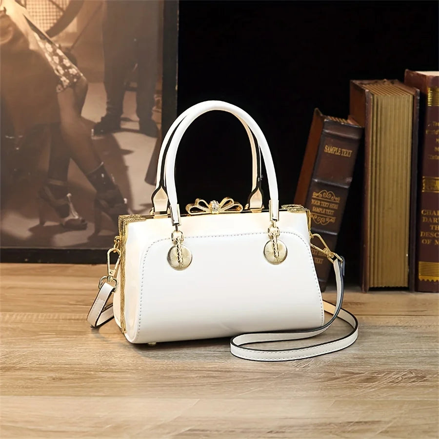 Leopard Pillow Satchel, Small PU Party Bag - product photo 5