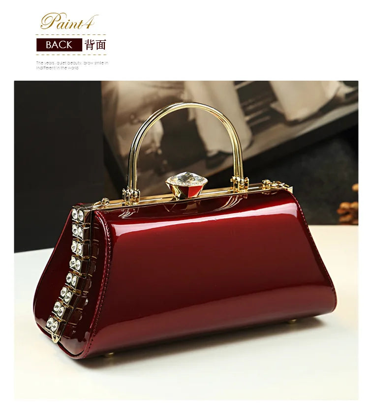 Sequin Pillow Shoulder Bag, Classic PU Handbag - product photo 5