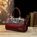 Rhinestone Classic Tote, Large PU Shoulder Bag - product photo 1