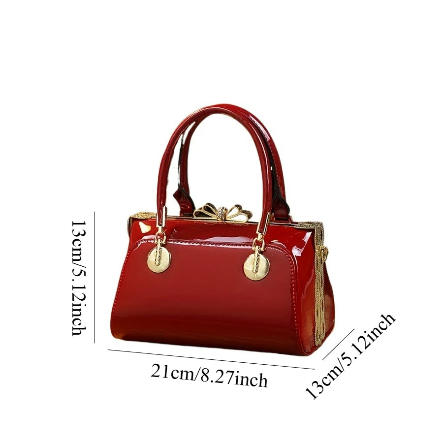 Leopard Pillow Satchel, Small PU Party Bag - product photo 4