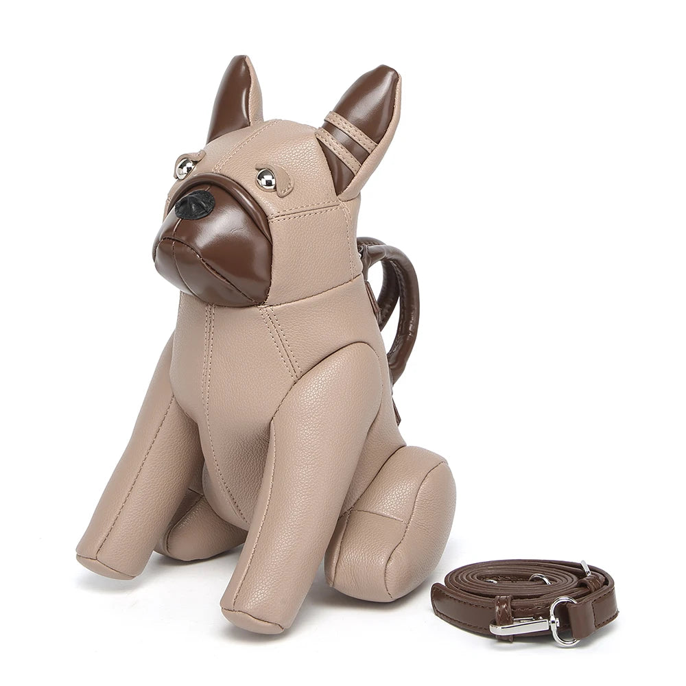 French Bulldog Shaped Bag, Animal PU Crossbody - product photo 2