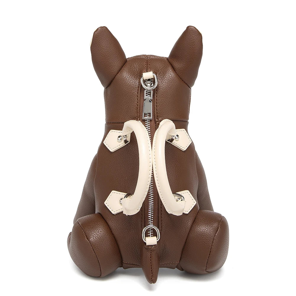French Bulldog Shaped Bag, Animal PU Crossbody - product photo 6