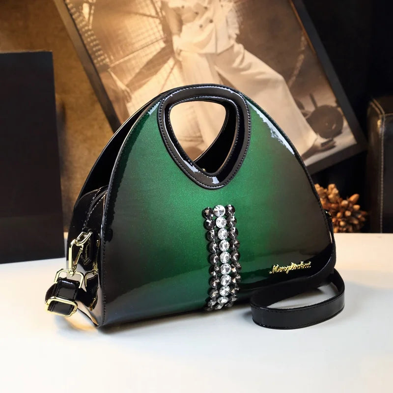 Gradient Clutch with Two Straps, Vintage Shoulder Bag - product photo 4