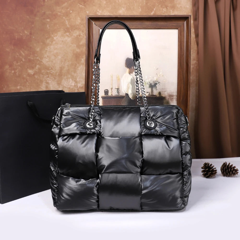 Padded Vintage Crossbody Bag, Quilted Shoulder Bag - product photo 4