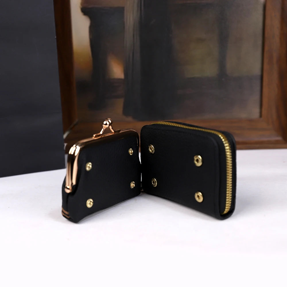 Embroidered Wallet Gift Set, Long Wallet & Card Holder - product photo 5