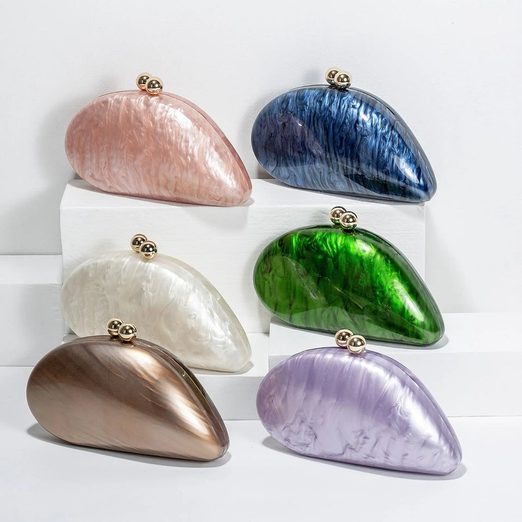 Evening Clutch with Chain Strap, Wedding Bag - product photo 1