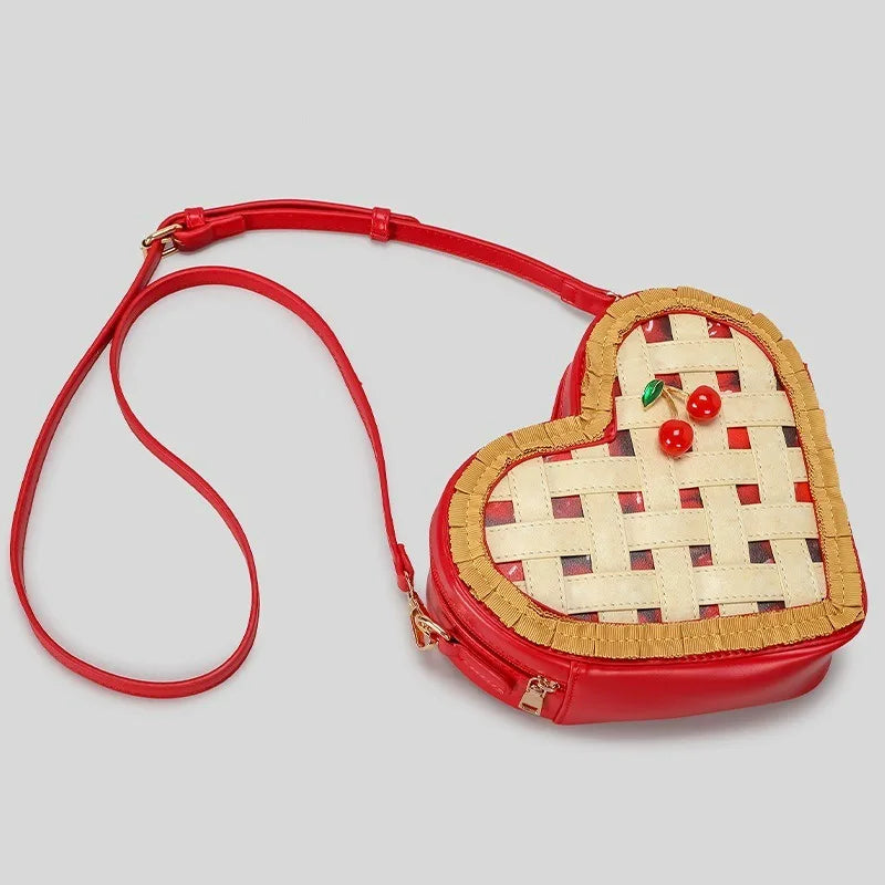 Heart-Shaped Cartoon Bag, Novelty Shoulder Purse - product photo 4